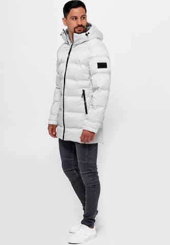 INDICODE JEANS Winter Coat ' Parkkish ' in White