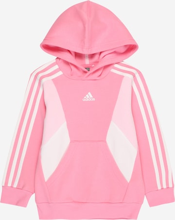ADIDAS SPORTSWEAR Sportsweatshirt 'Essentials Colorblock' in Pink: predná strana
