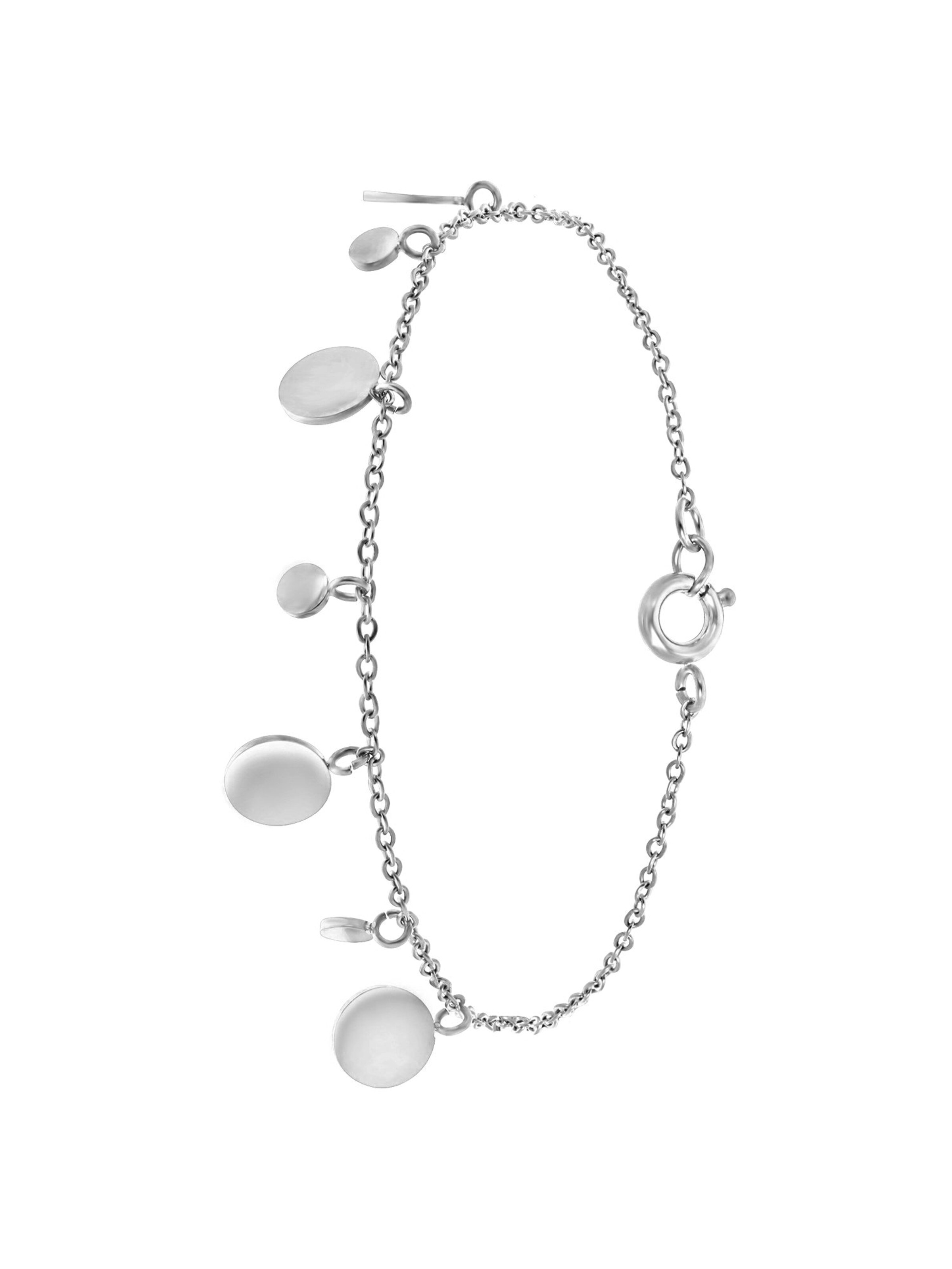 Lucardi Bracelet in Silver: front
