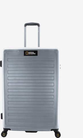 National Geographic Suitcase 'CRUISE' in Silver: front