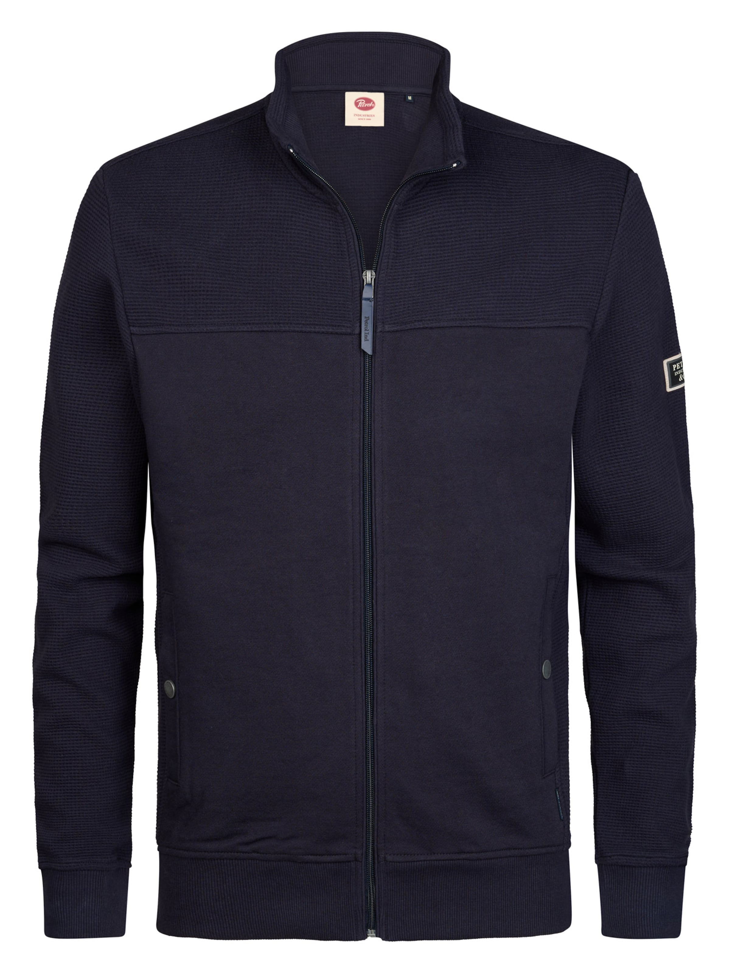 Petrol Industries Sweatshirt in Blauw: voorkant