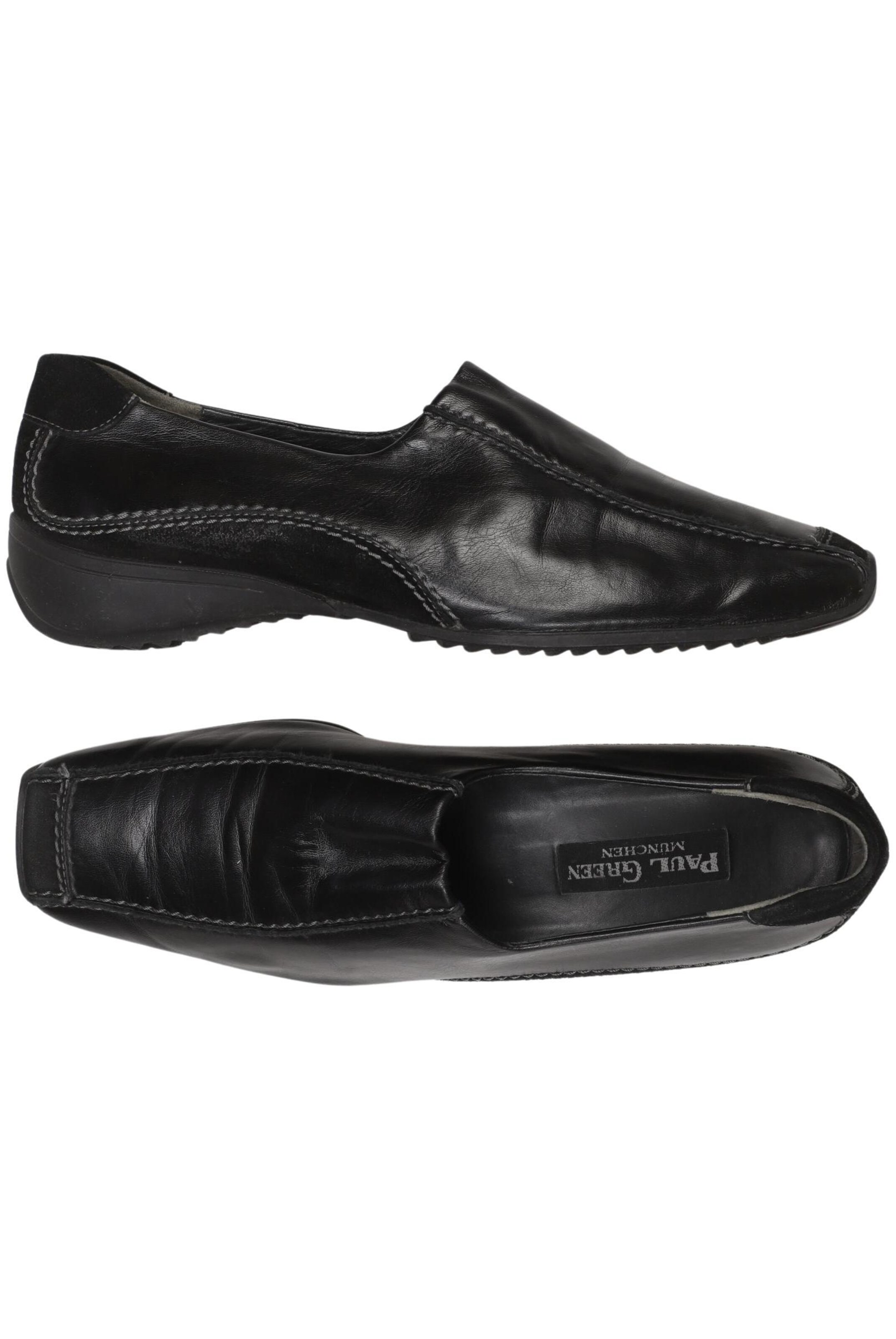 Paul Green Flats & Loafers in 39 in Black: front