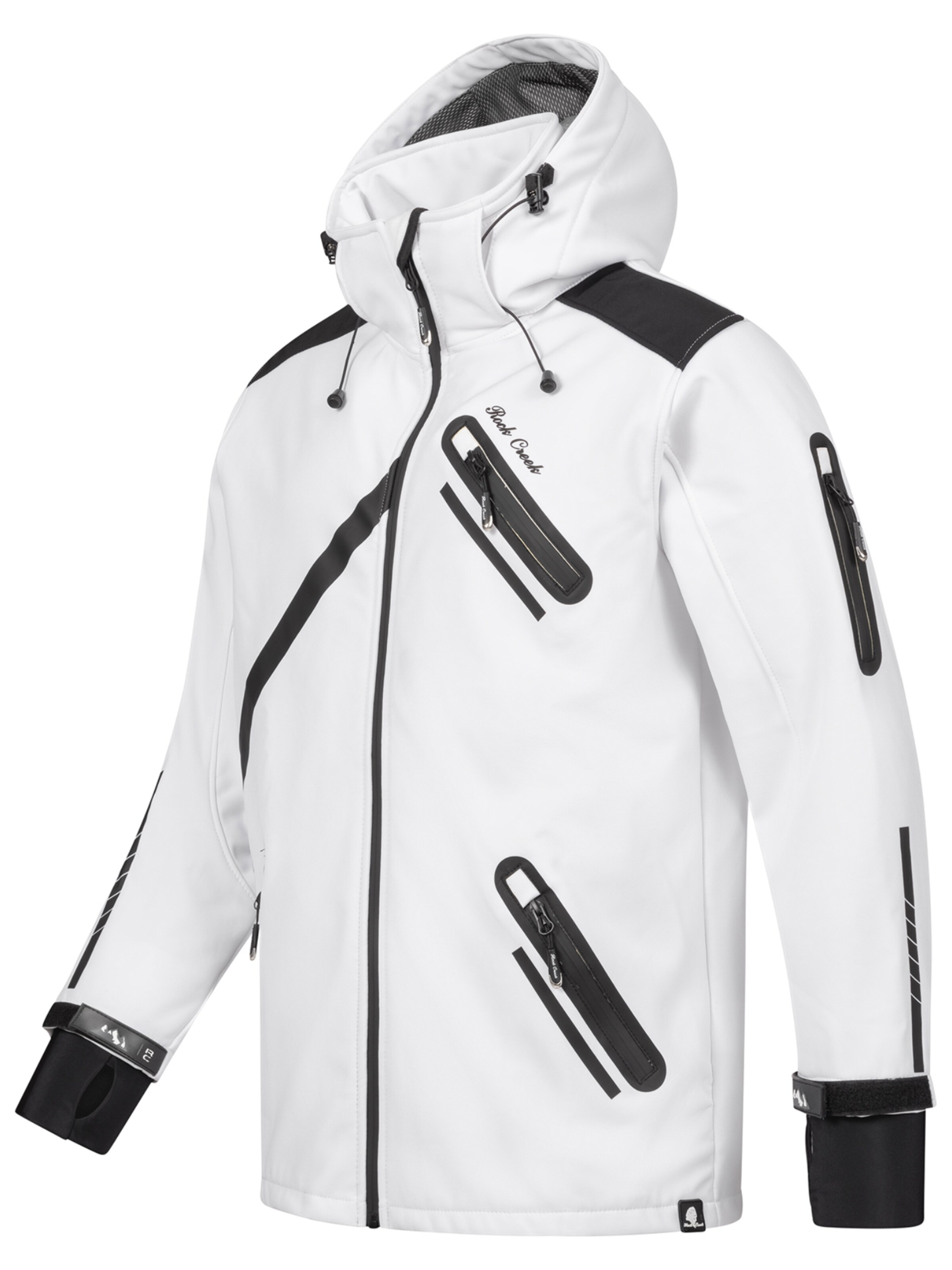 Rock Creek Outdoorjacke in Weiß