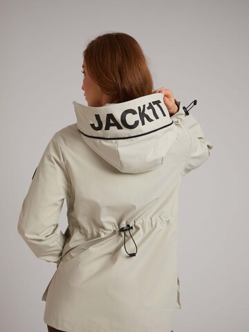 JACK1T Jacke ' Helio Mid Windbreaker ' in Weiß
