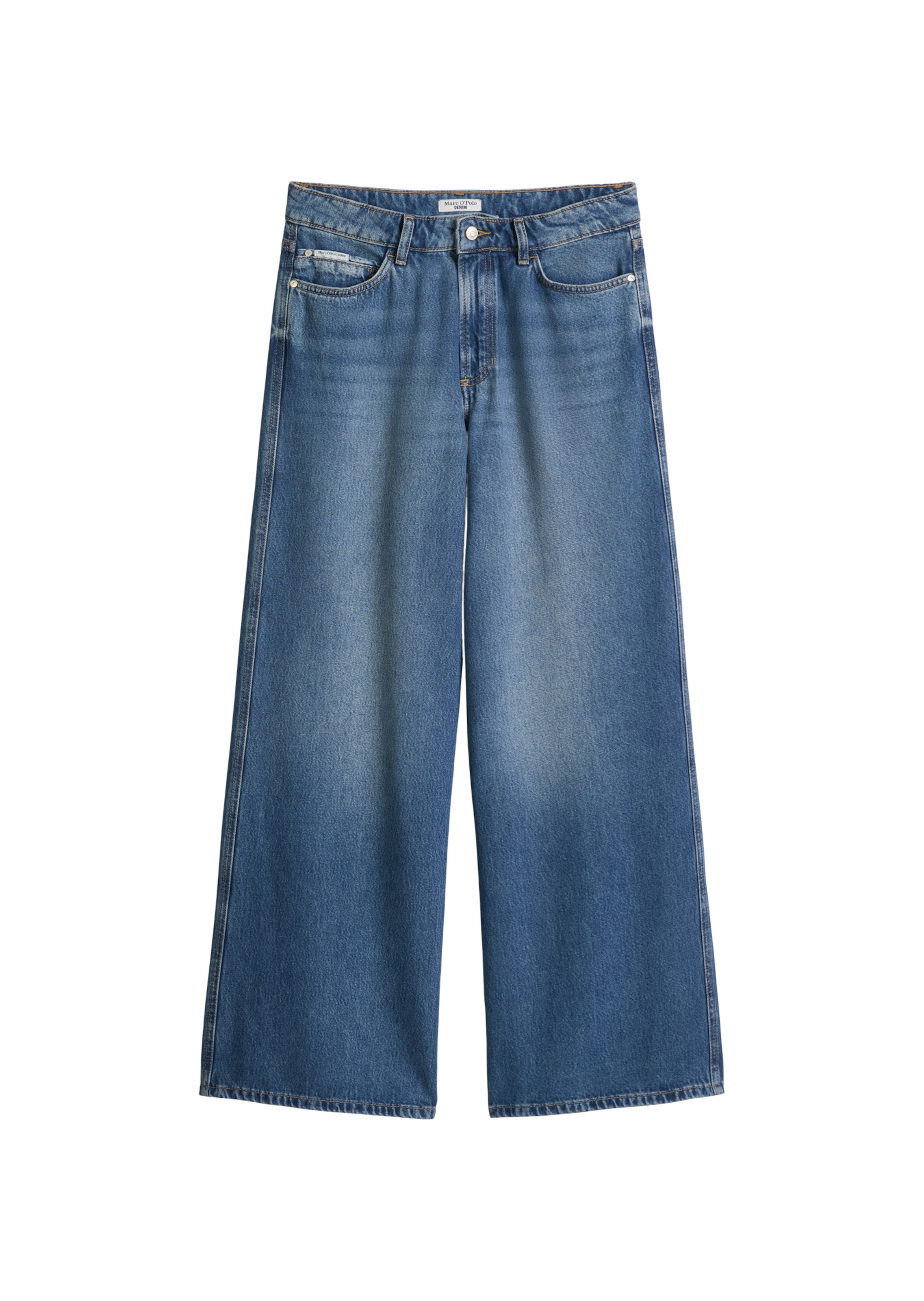 Marc O'Polo DENIM Wide Leg Jeans 'Anjo' in Blau: Vorderseite