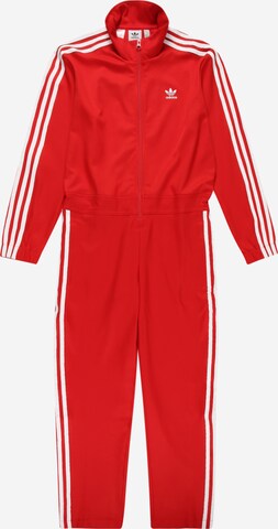 Tuta da jogging 'Adicolor Jumpsuit' di ADIDAS ORIGINALS in rosso: frontale