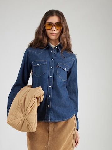 LEVI'S ® Bluzka 'THE ULTIMATE WESTERN' w kolorze niebieski: przód