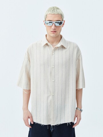 VAMOS CLO Overhemd in Beige: voorkant