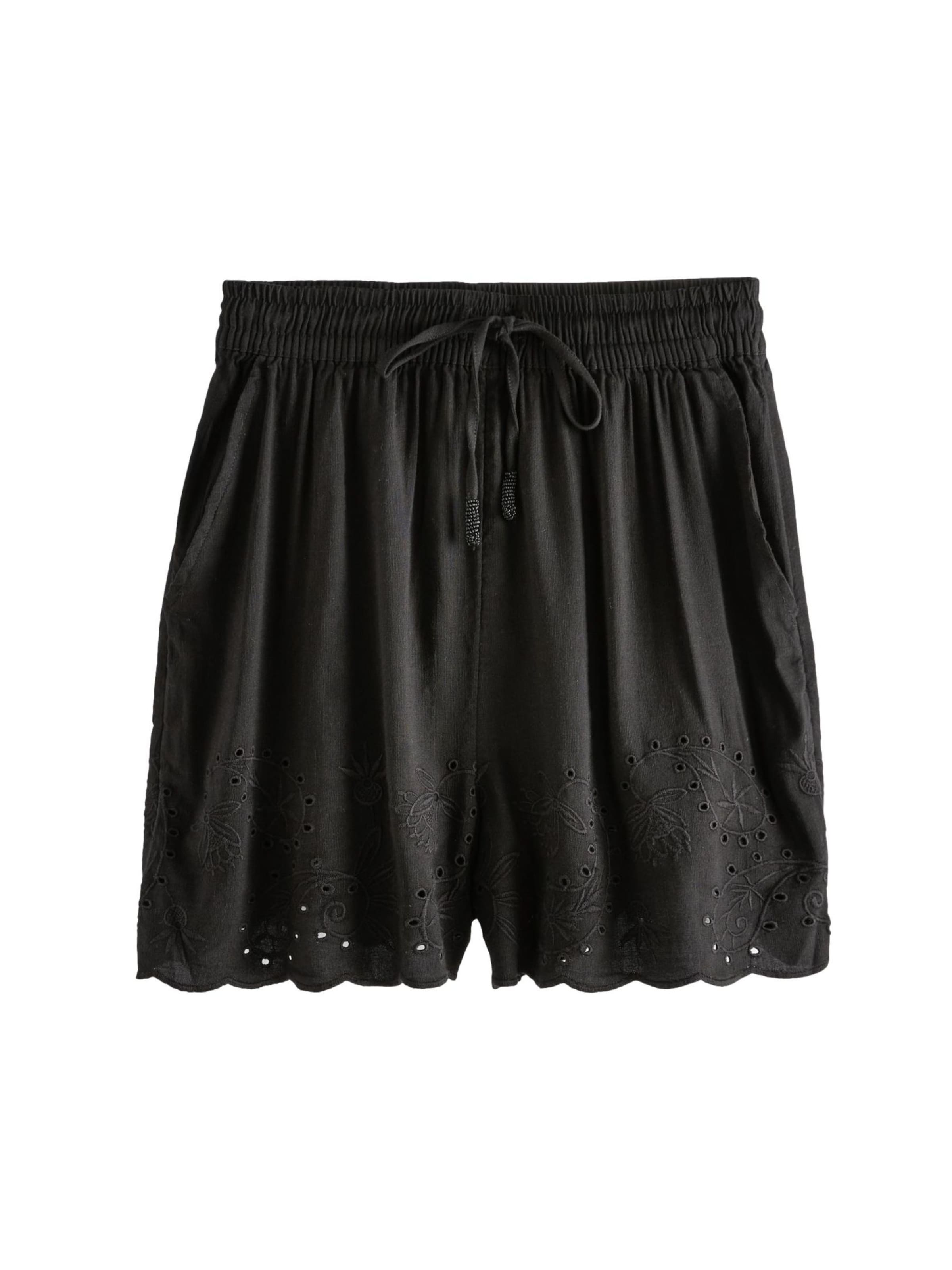 Loosefit Pantaloni di Next in nero: frontale