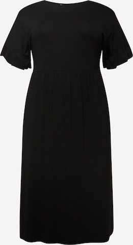 ABOUT YOU Curvy Dress 'Elin' in Black: front