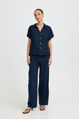 Wide Leg Pantalon 'BYFalakka' b.young en bleu
