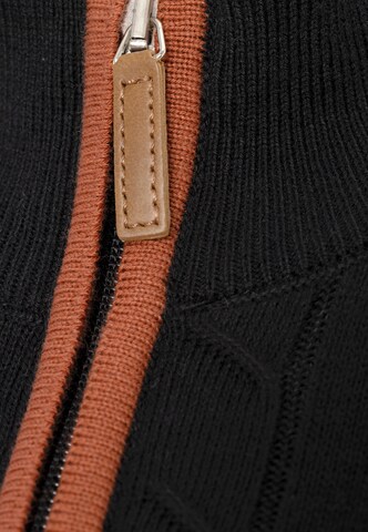 Geacă tricotată de la Giorgio di Mare pe negru
