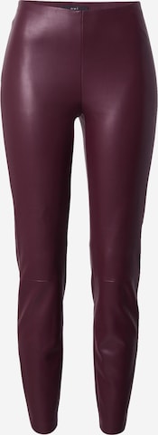 Pantalon 'Chasey' OUI en rouge : devant