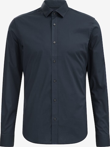 Coupe slim Chemise WE Fashion en gris : devant