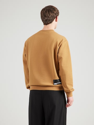 KARL LAGERFELD JEANS Majica | rjava barva: zadnja stran