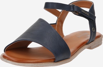 MUSTANG Sandals in Blue: front