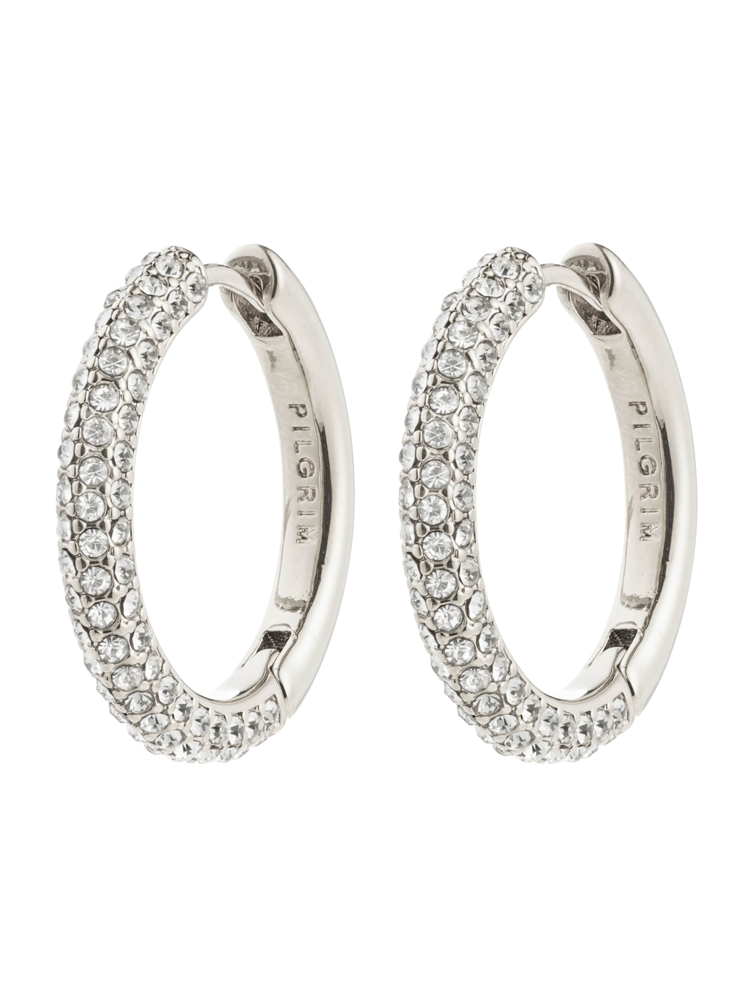 Pilgrim Σκουλαρίκια 'Tatum' σε ασημί: μπροστά