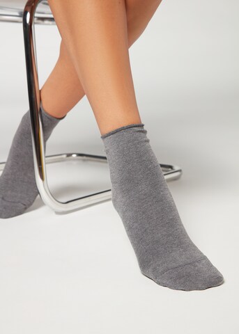 CALZEDONIA Socken in Grau: Vorderseite