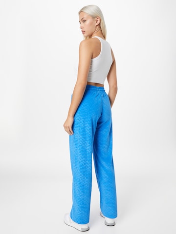 Loosefit Pantalon 'Adicolor 70S Velour' ADIDAS ORIGINALS en bleu