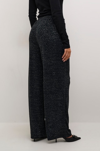 Kaffe Wide Leg Hose 'Ellie' in Schwarz