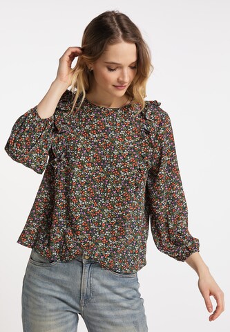 DreiMaster Vintage Bluse in Mischfarben: predná strana