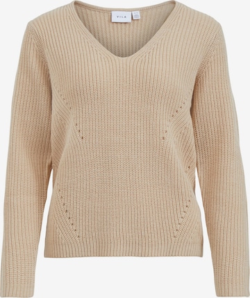 Pull-over 'Vioa' VILA en beige : devant