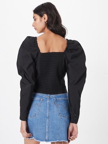 LEVI'S ® Bluse 'Junie Mutton Slv Blouse' in Schwarz