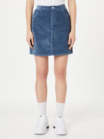 KnowledgeCotton Apparel Skirt in Blue: front