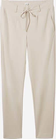 Pantaloni con pieghe di TOM TAILOR in beige: frontale
