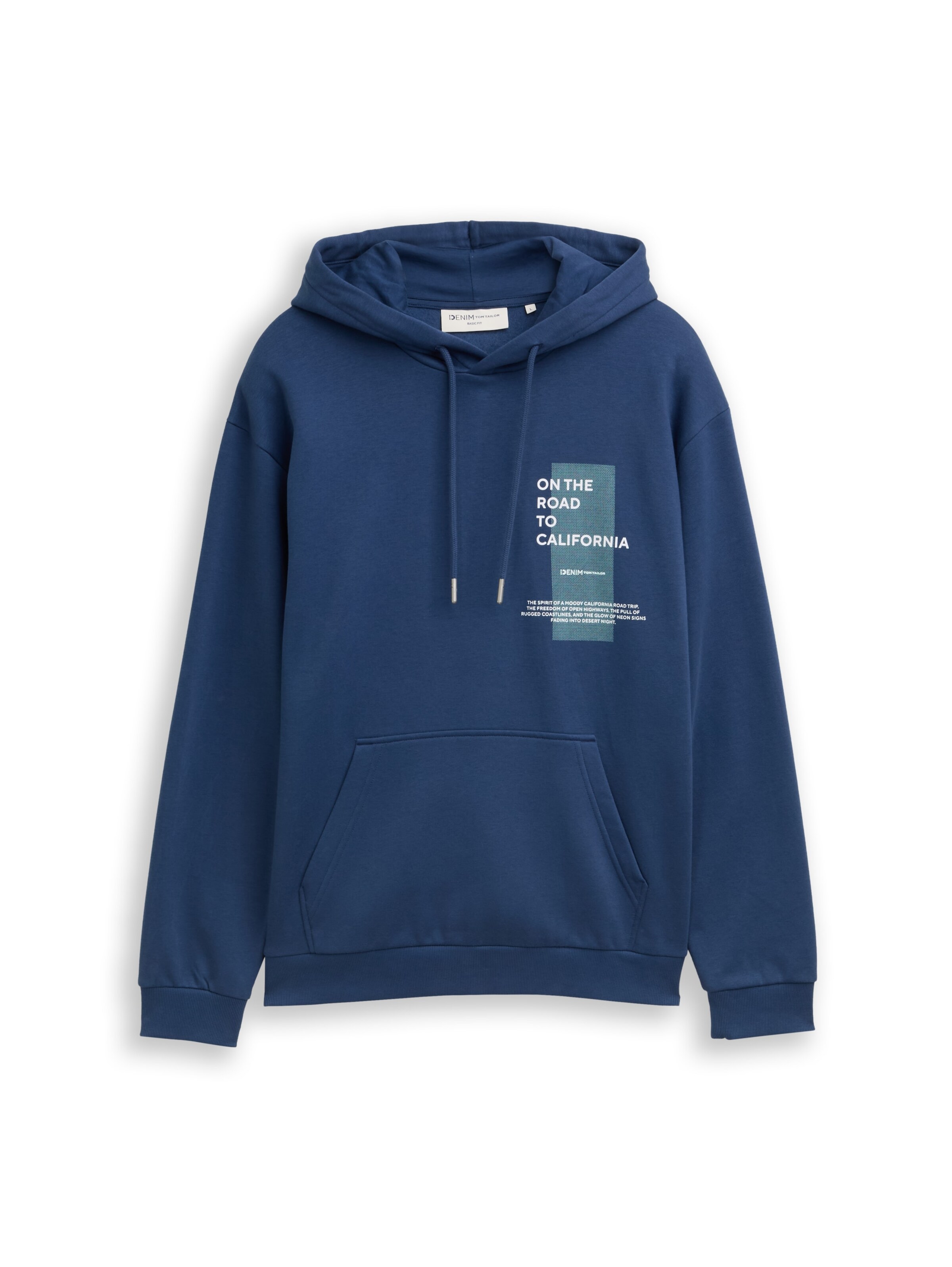 TOM TAILOR DENIM Sweatshirt in Blue: front