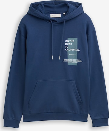 TOM TAILOR DENIM Sweatshirt in Blue: front