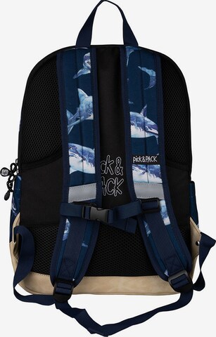 Pick & Pack Rucksack 'Shark' in Blau