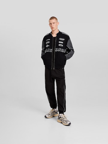 Bershka Between-season jacket in Black