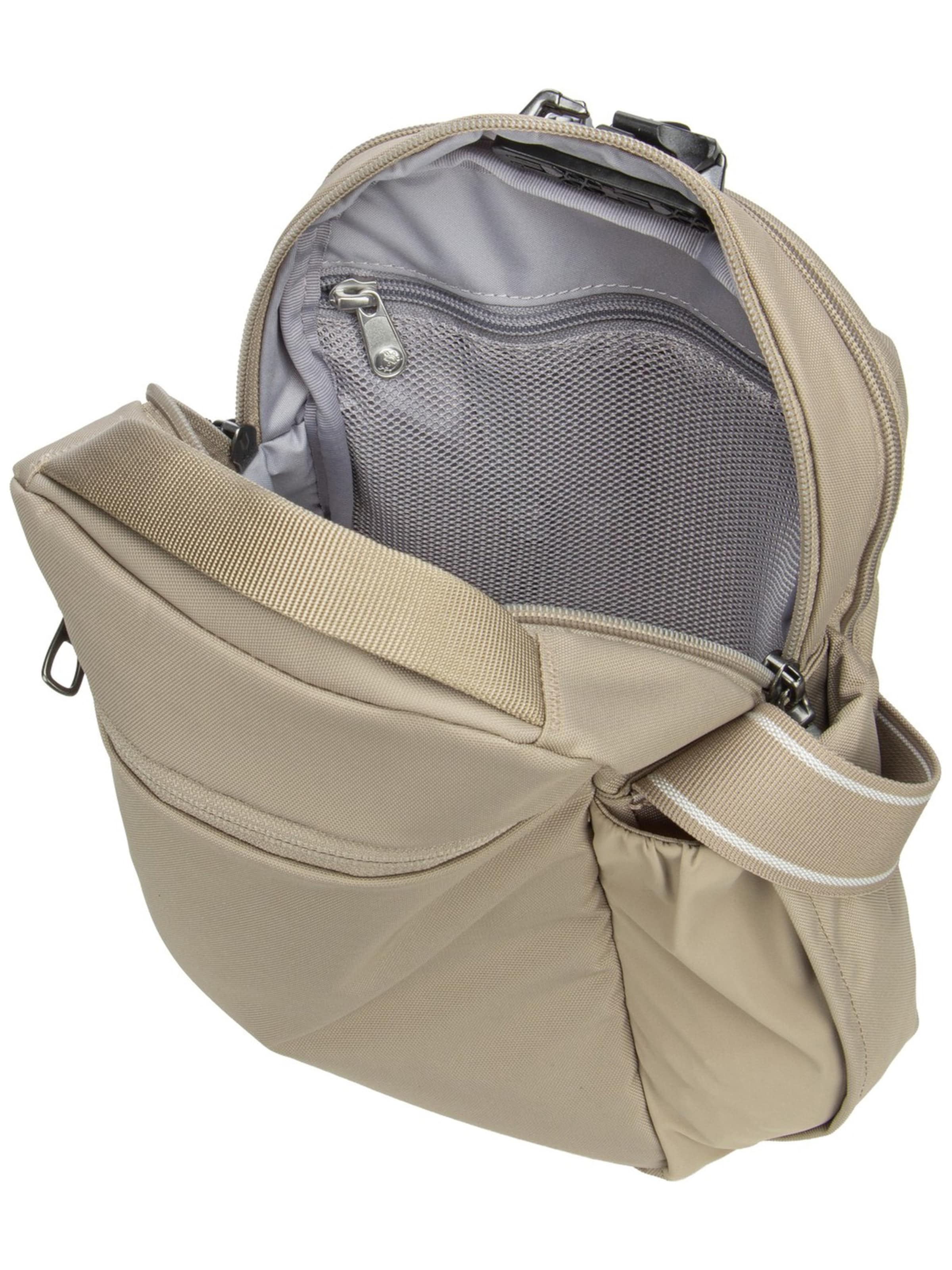 Pacsafe Umhängetasche 'Tour' in Beige