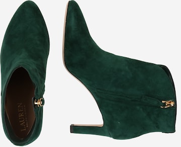 Lauren Ralph Lauren Ankle Boots 'ISABELLE' in Green