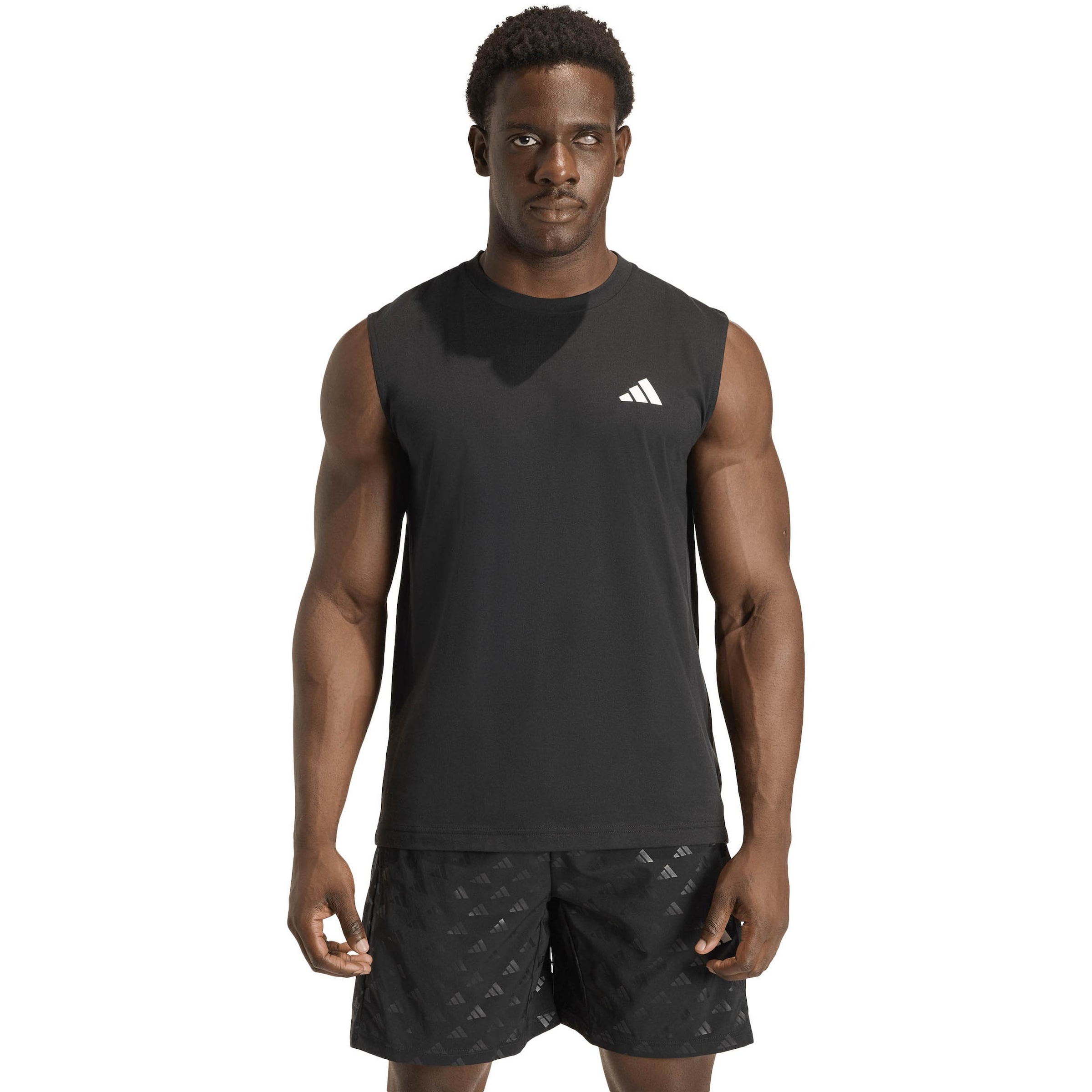 ADIDAS PERFORMANCE Performance Shirt in Black: front