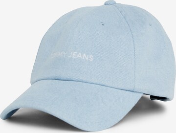 Tommy Jeans Cap in Blue: front