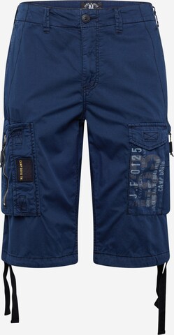 CAMP DAVID Regular Cargobroek 'North Sea Trail' in Blauw: voorkant