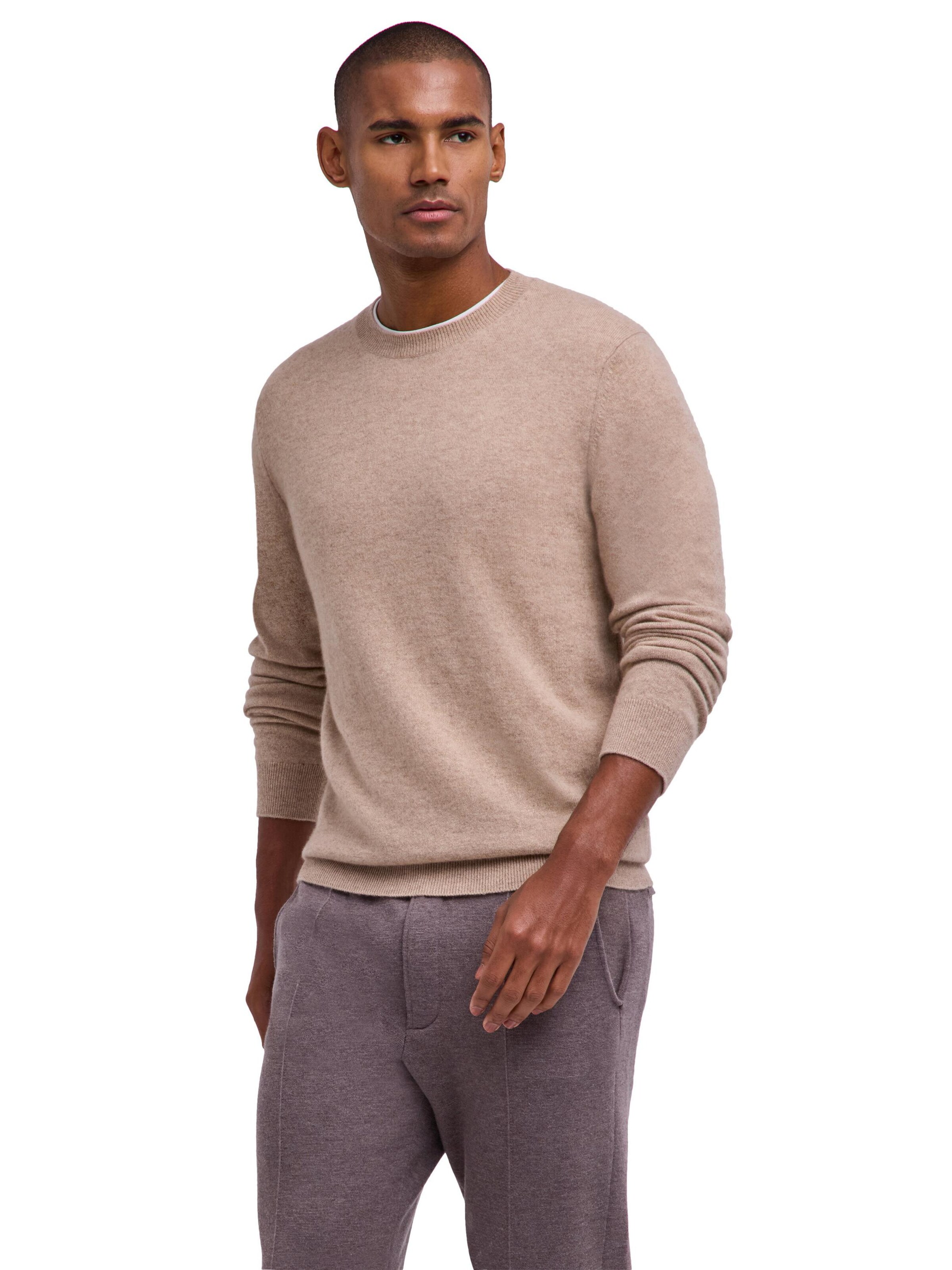 FALKE Sweater in Beige: front