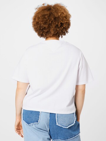 T-shirt Tommy Jeans Curve en blanc