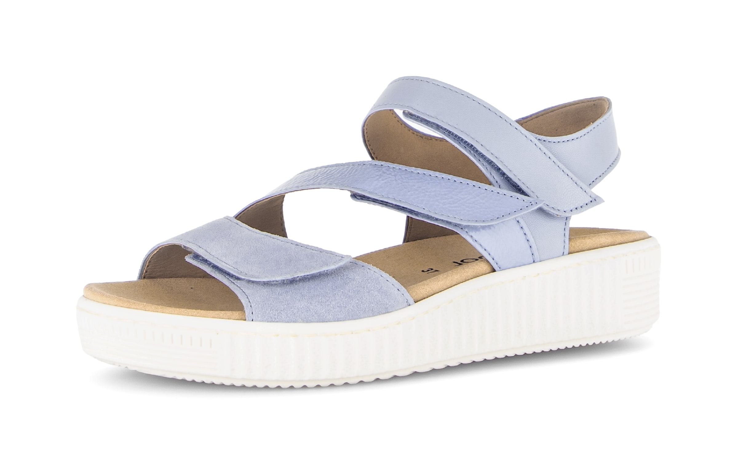 GABOR Strap Sandals in Blue: front