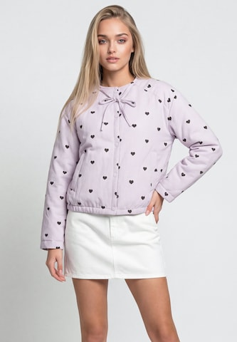 MYMO - Chaqueta de entretiempo 'Pop' en lila: frente