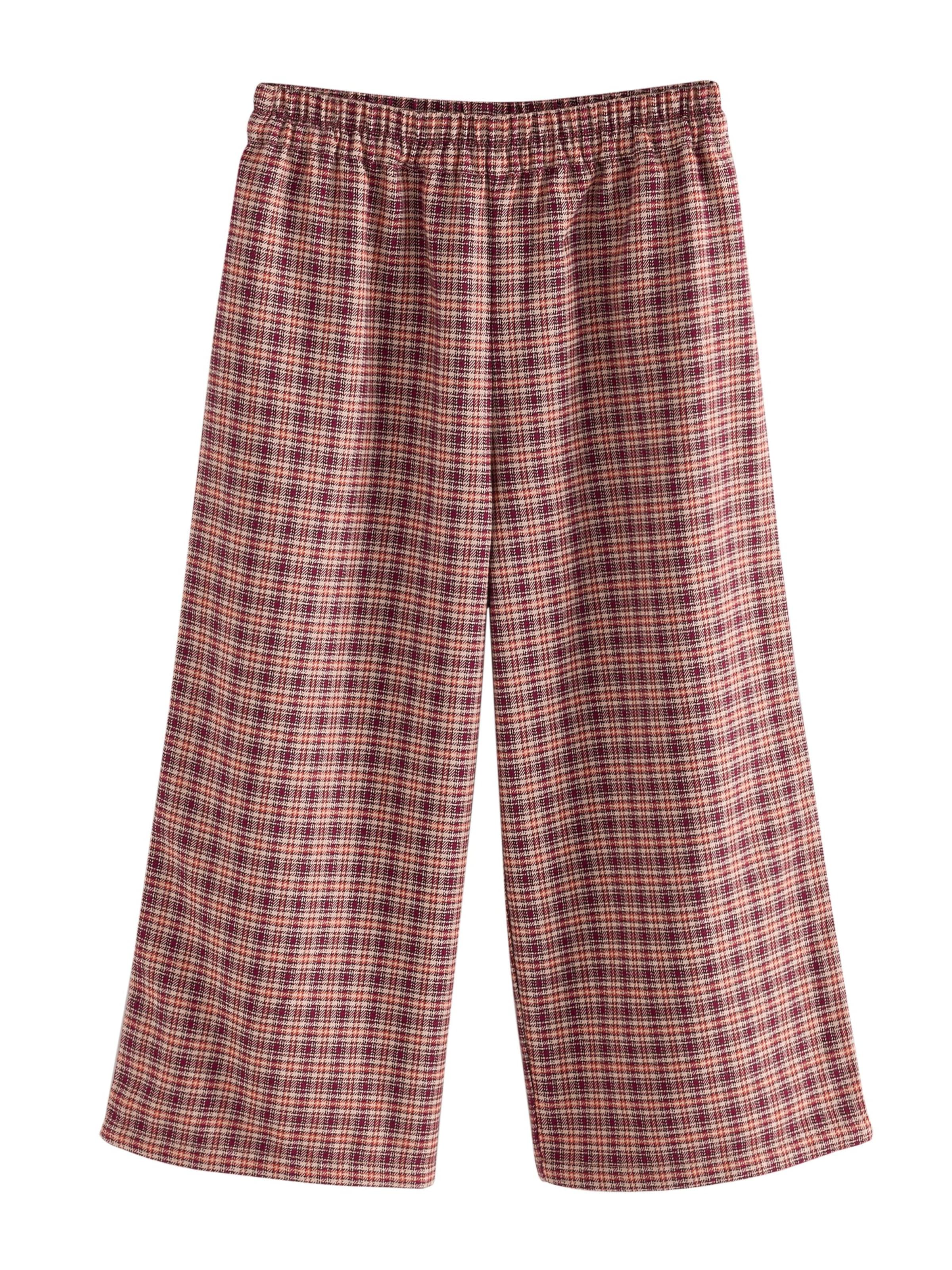 Wide leg Pantaloni de la Next pe roșu: față