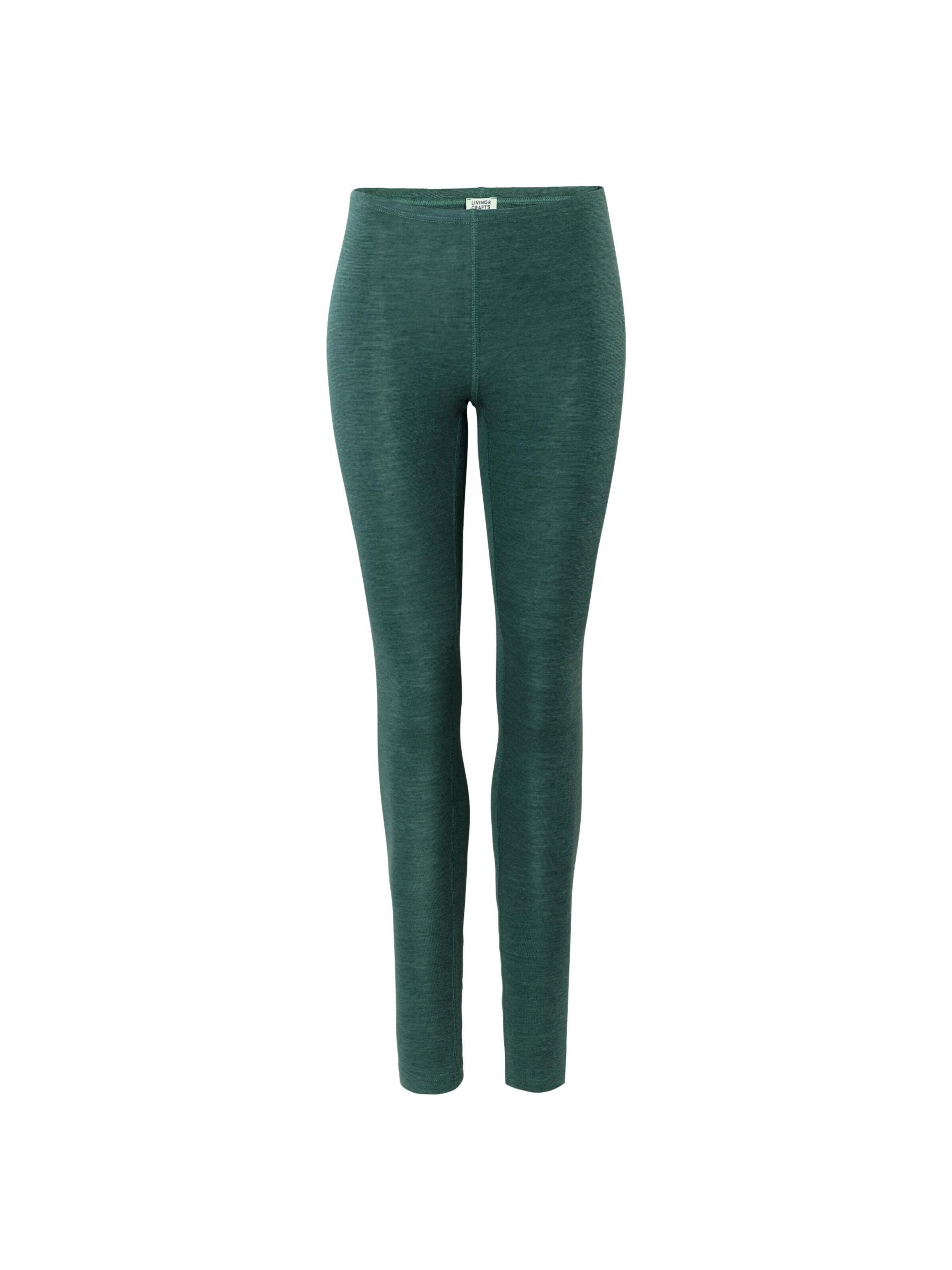 Living Crafts Leggings 'BASSY' in Green: front