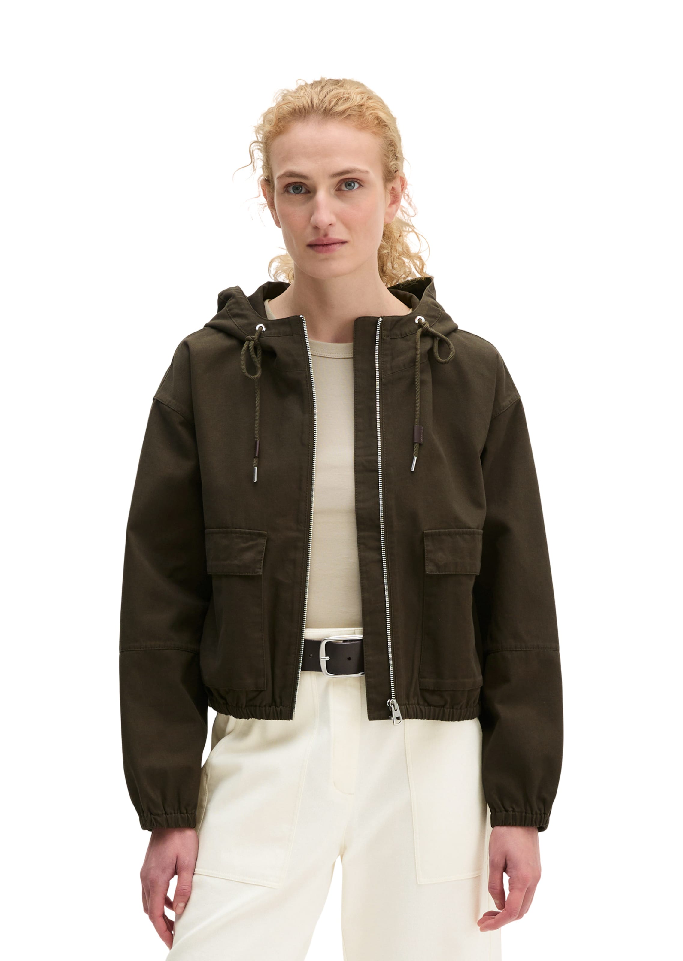 Marc O'Polo Jacke in Braun: Vorderseite