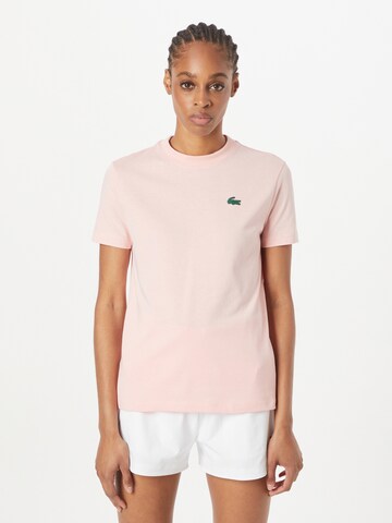 Lacoste Sport Koszulka funkcyjna w kolorze różowy: przód