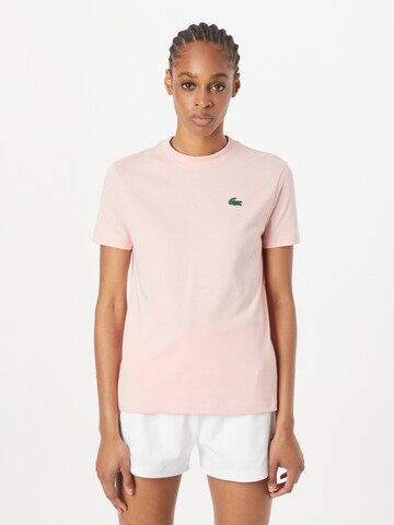 Lacoste Sport - Camiseta funcional en rosa: frente