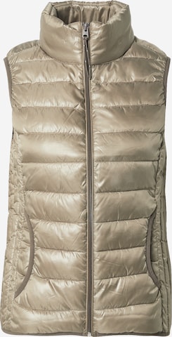 QS Bodywarmer in Groen: voorkant