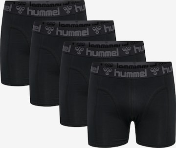 Hummel Boxershorts 'Marston' in Zwart: voorkant