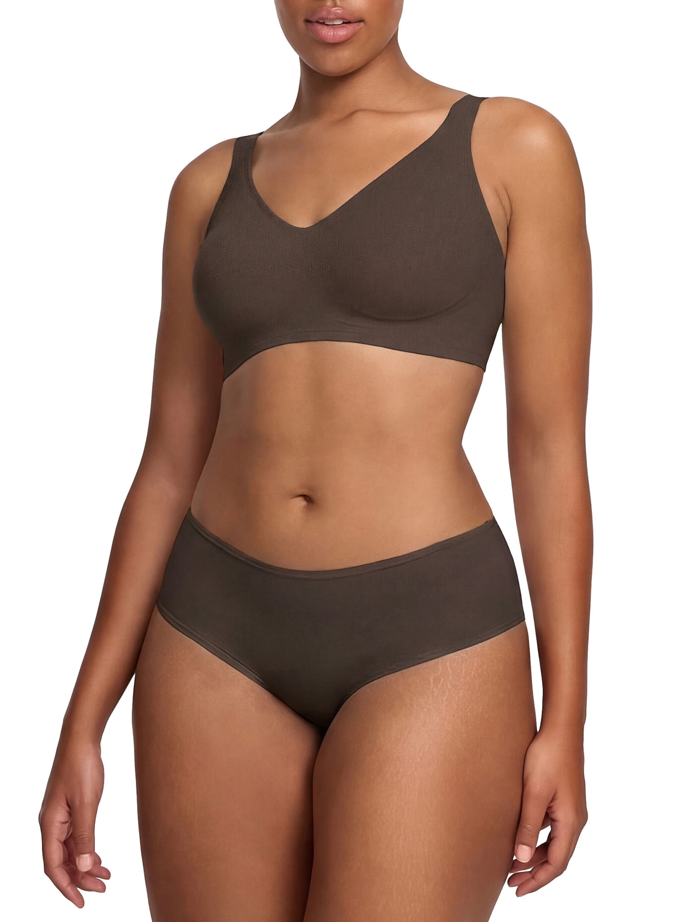 Minimizer 'Comfort Minimizer-BH' di cfab by creamy fabrics in marrone: frontale